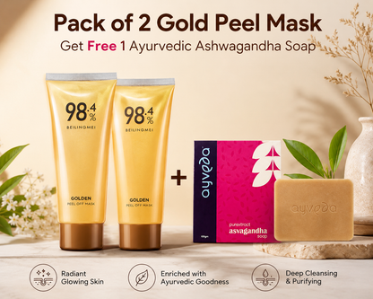 Macadve™ Magical Gold Peel Mask🍕 BYE 1,  GET 1 FREE🎁🎁🎁🎁